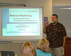 Prof. Scott Degraffenreid, Developer of Referral Marketing  